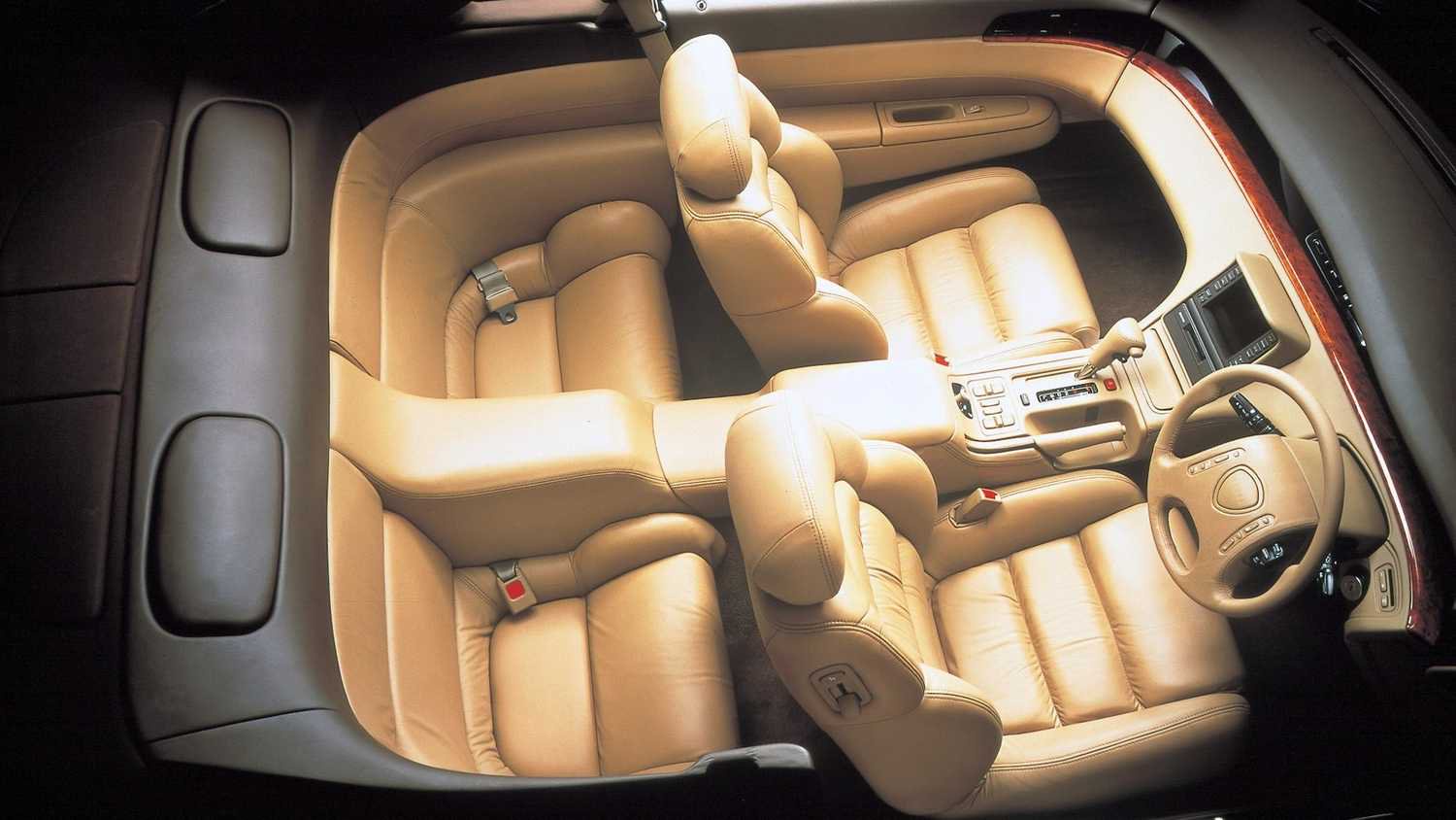 1990 Mazda Eunos Cosmo JC Beige Interior Overview