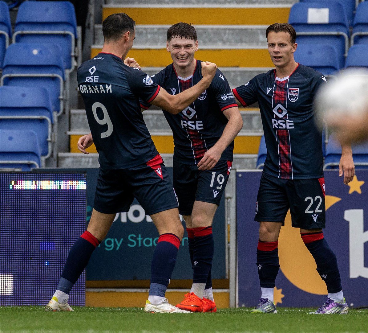 Ross County recorded a 7-1 win at Queen of the South. Picture: Ken Macpherson