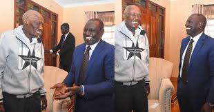DP Ruto meets veteran Uasin Gishu politician <a class=