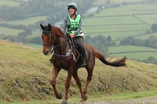 Beth Kerslake rides Semper Invicta at the Club Endurance Championships in Wales. (Photo: David Saunders Photography)