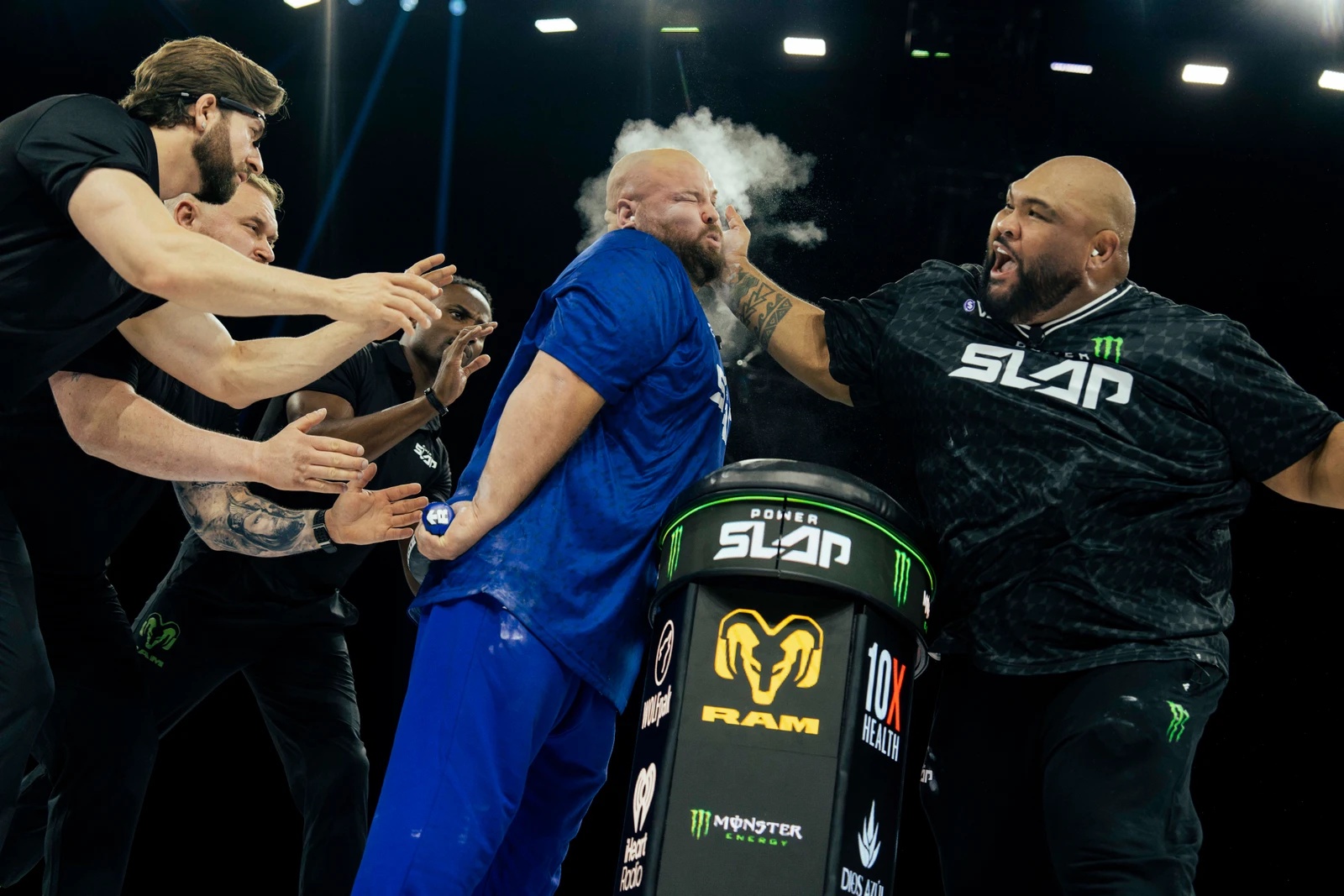 Da Hawaiian defeated Dumpling at Power Slap 25 in Abu Dhabi (Supplied)