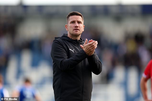 Crewe manager Lee Bell lauded his record-breaking side (Nigel French/PA)