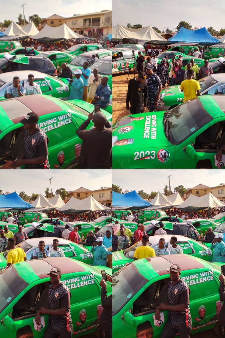 Obi/Datti support group unveils 30 vehicles donated by 30 supporters - 30 obi datti cars