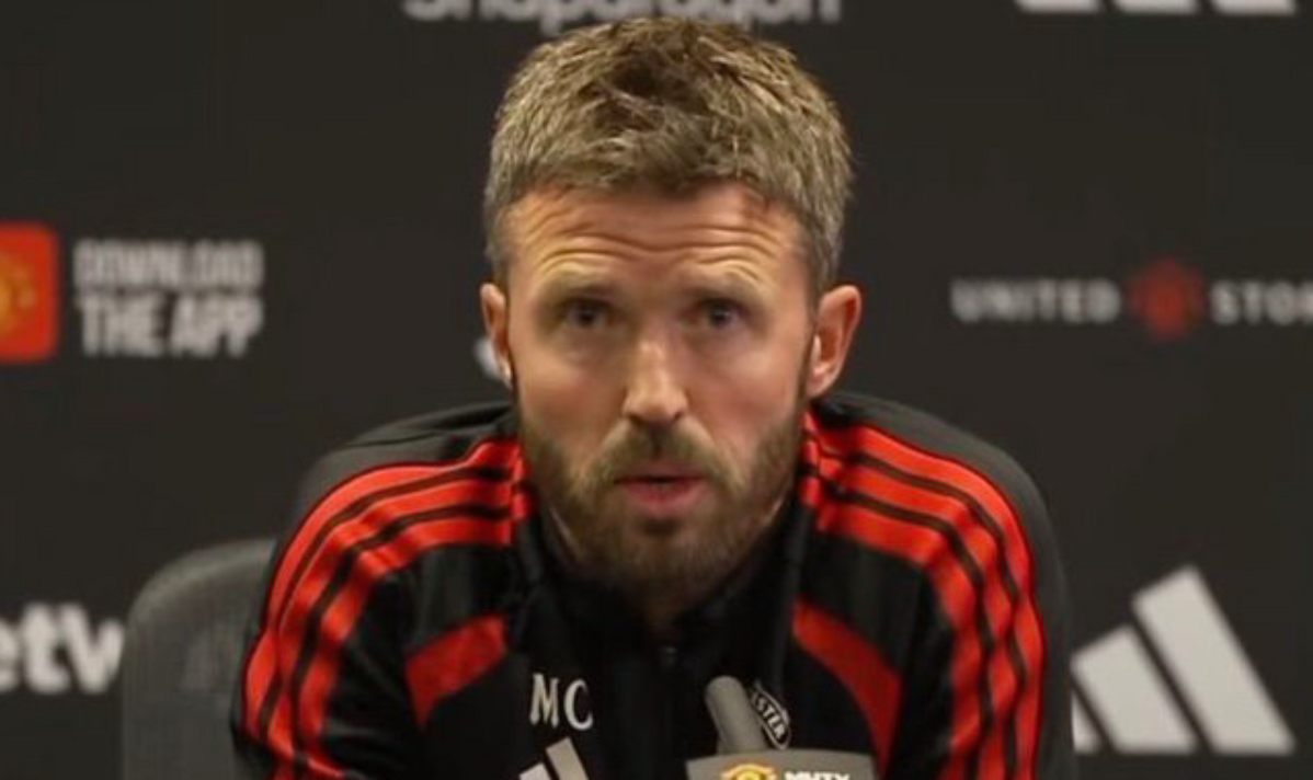 Michael Carrick in his press conference.