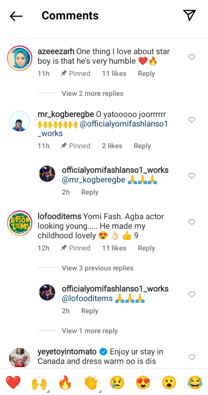 Reactions As Yoruba Movie Actor, Yomi Fash Lanso Visits Actor Temidayo Enitan 'Starboy' In Canada