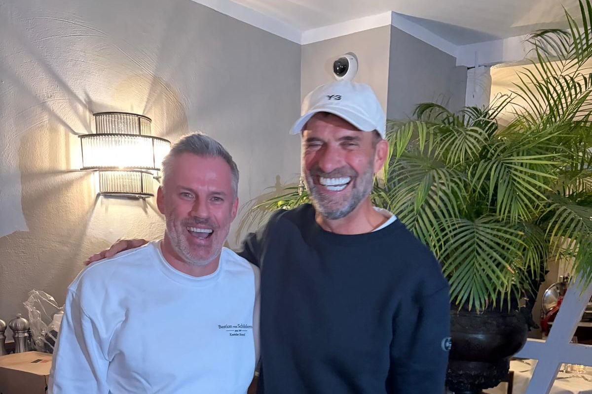 Jamie Carragher and Jurgen Klopp hosted the evening in Mainz