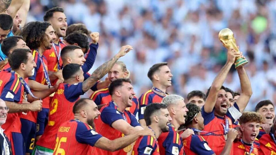 Spain won the FIFA World Cup 2026. (AFP)