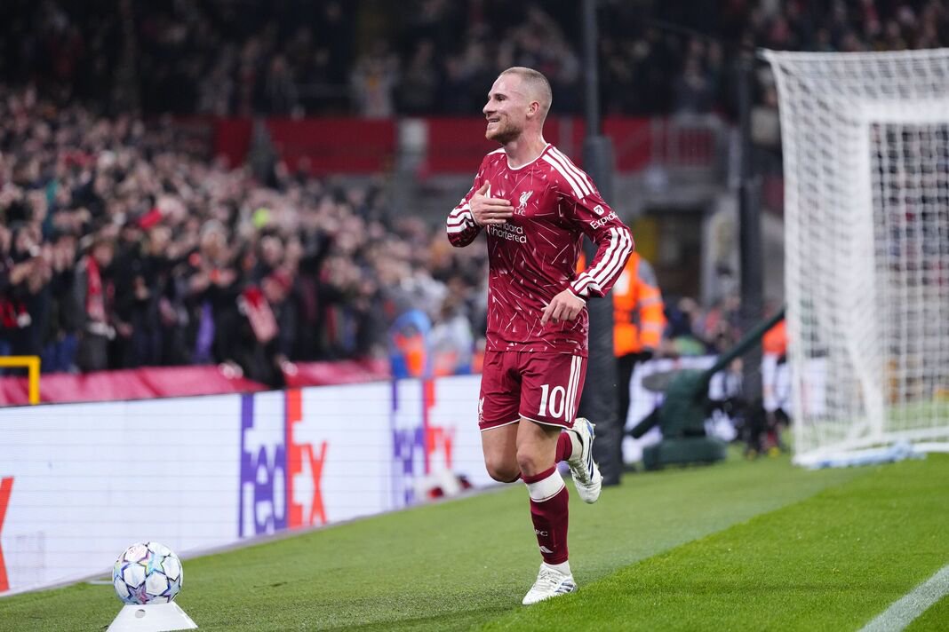 The midfielder scored twice to help Liverpool beat Villarreal at Anfield