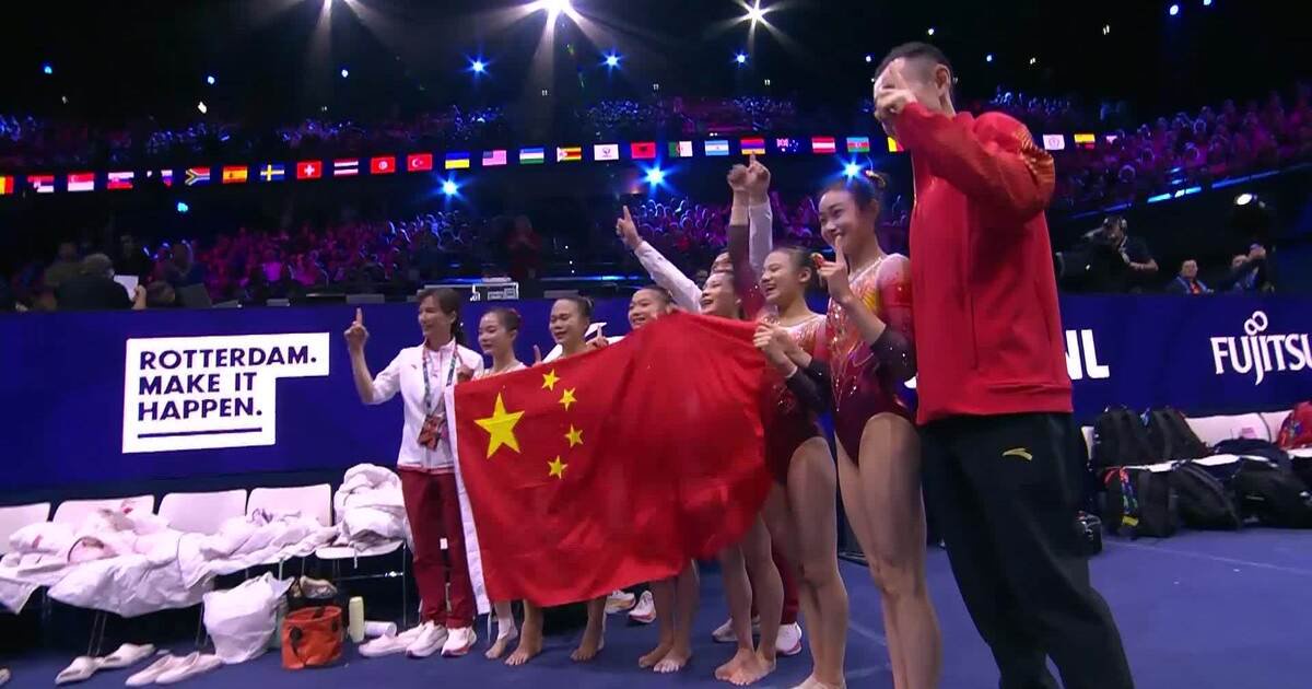 China Wins Women's Team Gold at Artistic Gymnastics World Championships in Rotterdam