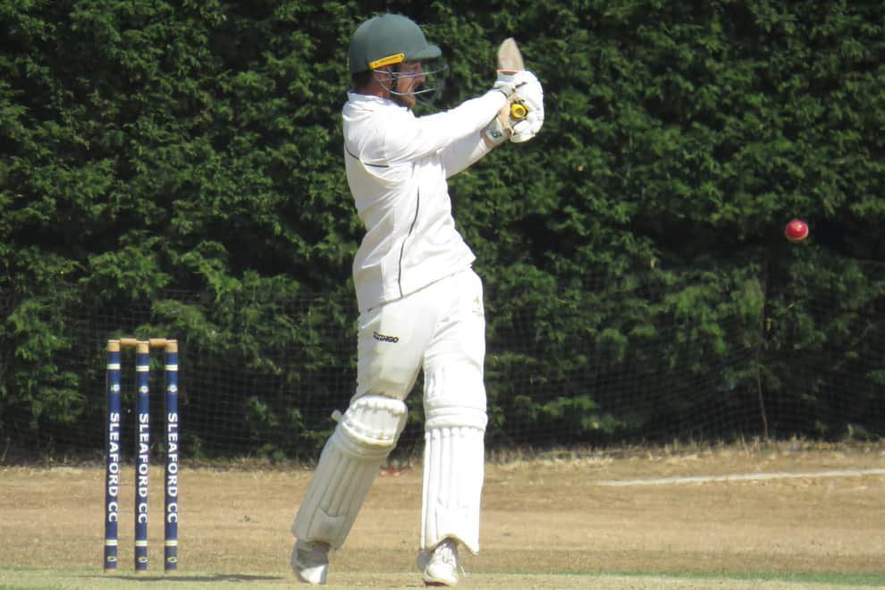 Tom Keast adds runs for Lincolnshire CCC against Norfolk.