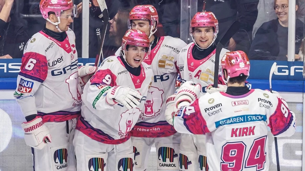 Eisbären Berlin gewinnen in Schwenningen und bauen Vorsprung aus