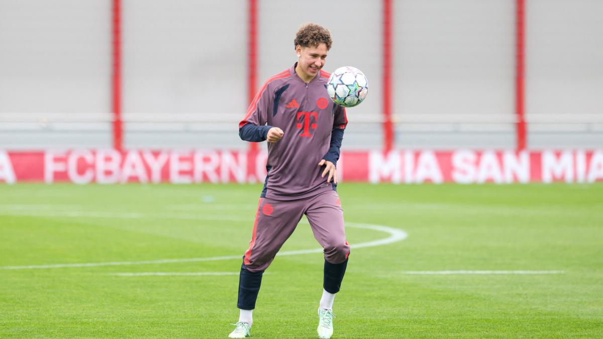 Roko Ciglar beim Bayern-Training