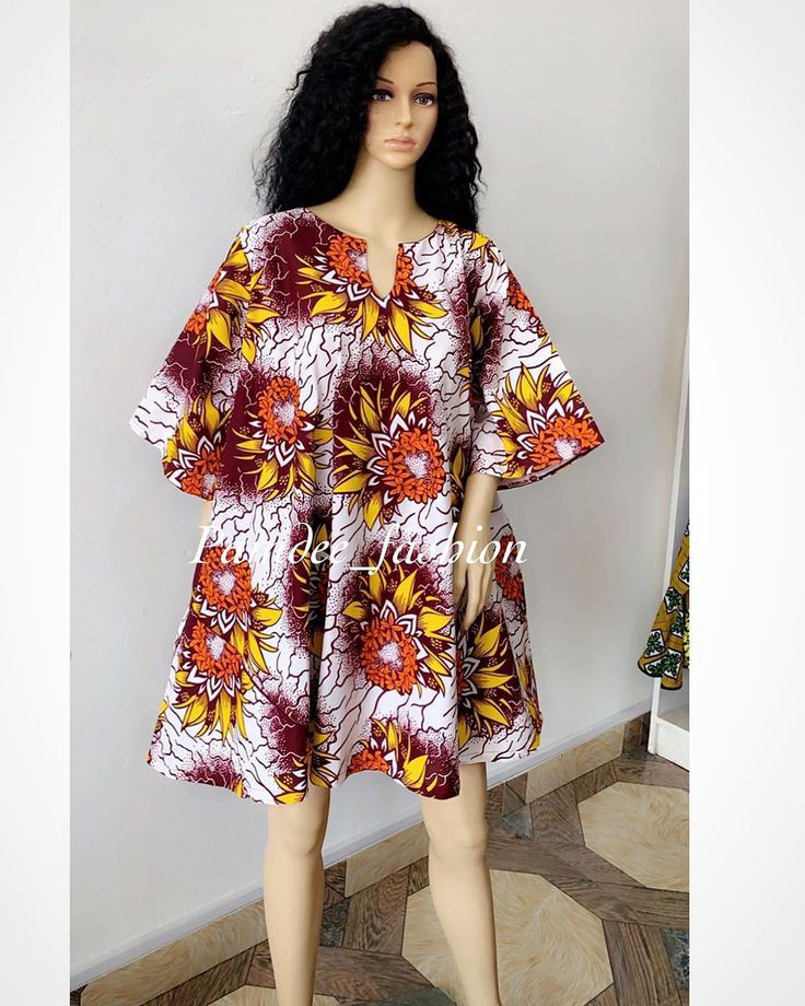 simple gown styles for ankara