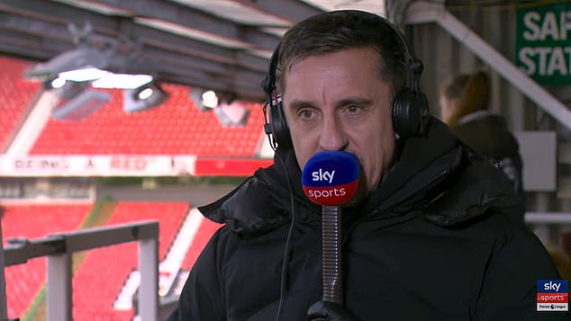 Gary Neville called Fernandes an 'excuse merchant' on his podcast after the defeat