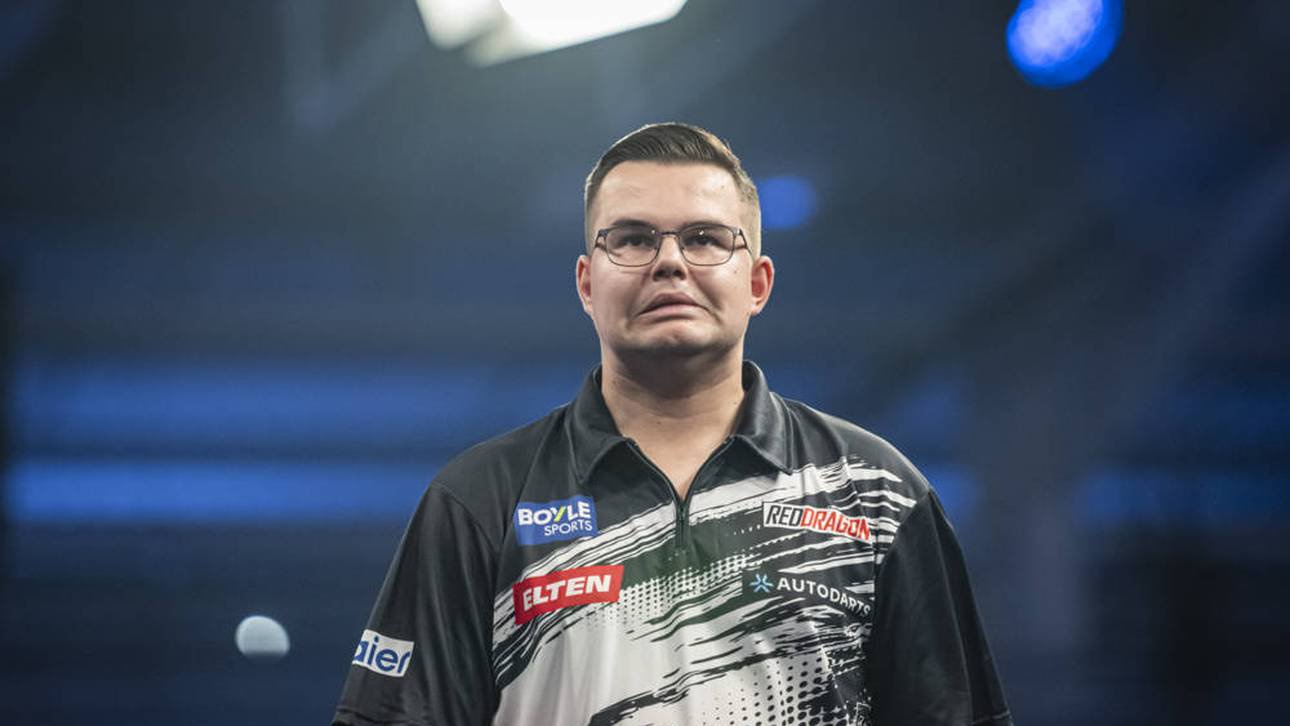 Gian van Veen scheiterte im Achtelfinale der Darts-EM