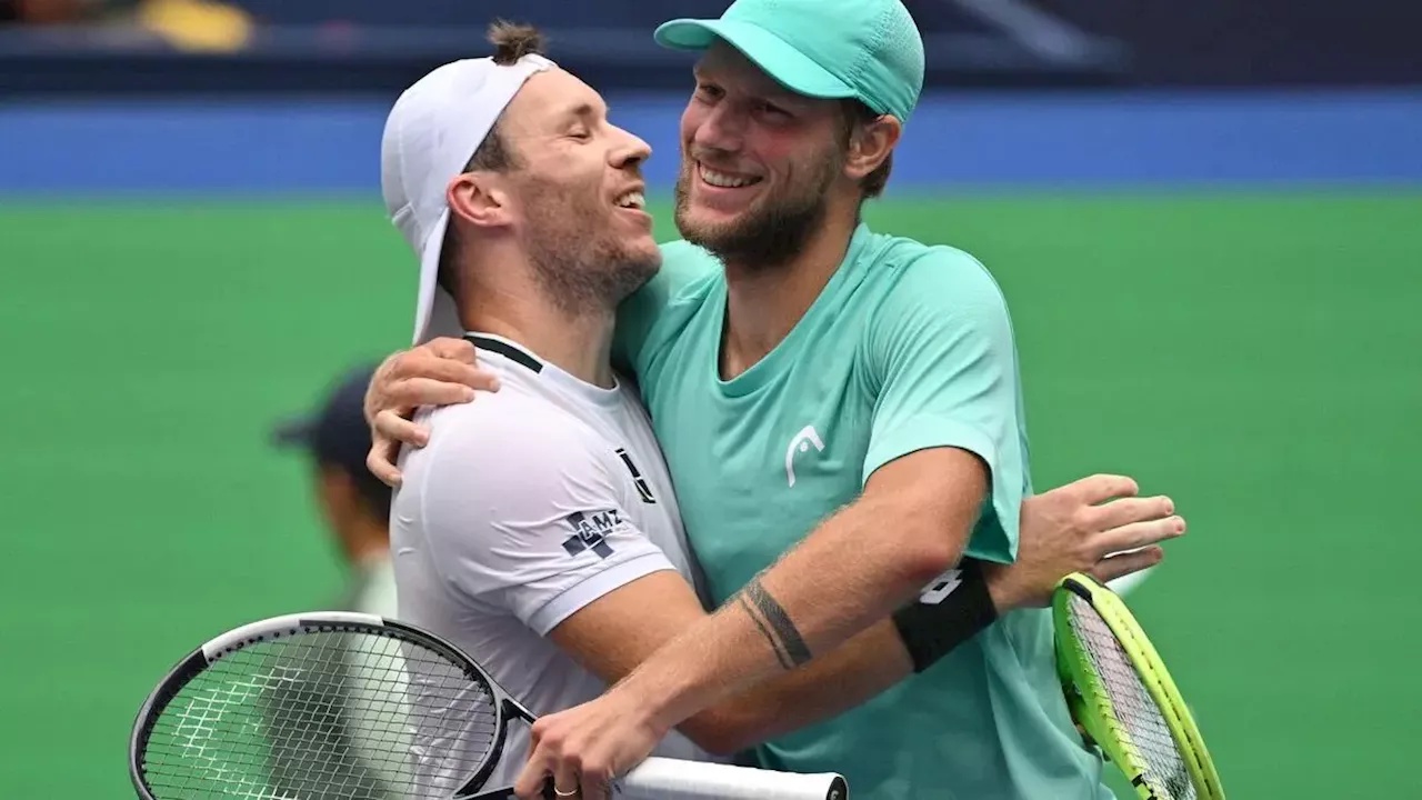 Österreichisches Duo Miedler und Oberleitner gewinnt ATP-Masters in Shanghai