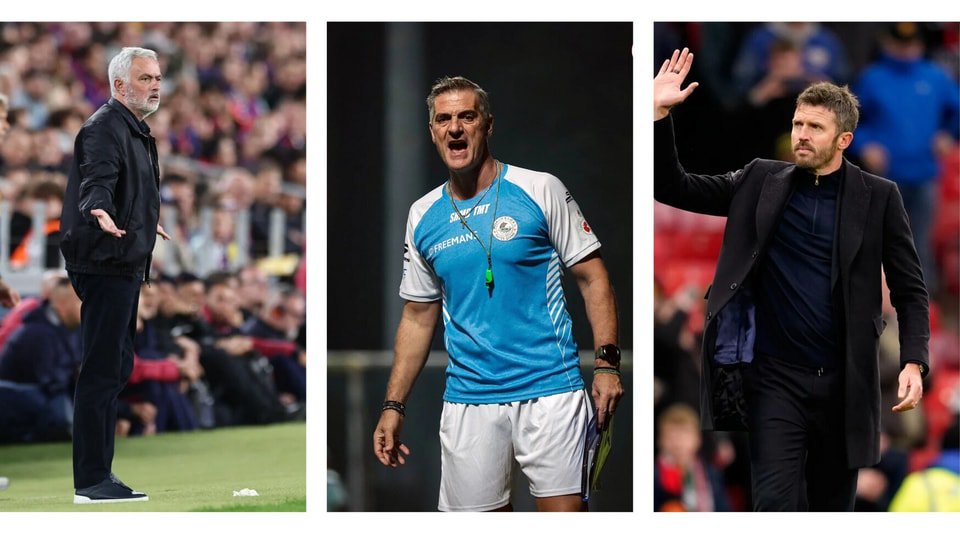 Like Jose Mourinho, Panagiotis Dilmperis and Michael Carrick need to find a way. (@mohunbagansg on X, AP and AFP.)