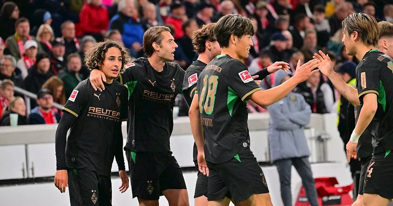 Historischer Fehlstart abgewendet: Gladbach gewinnt beim VfB