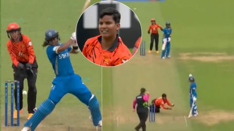VIDEO: Deepti Sharma ने दिखाई गजब की रिफ्लेक्स, अपनी ही गेंद पर लपका Hayley Matthews का जबरदस्त कैच