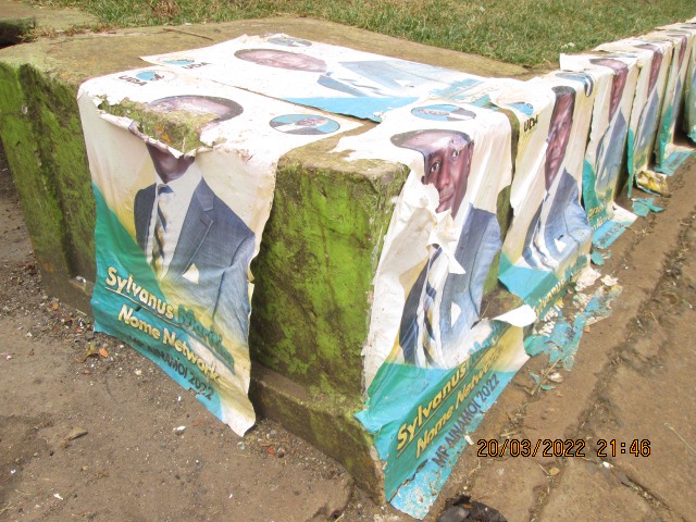 Ainamoi MP Silvanous Martim is faced with stiff competitition. His posters were vandalised around town.