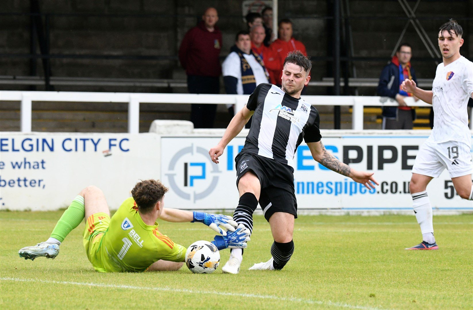Elgin City's Lewis Hyde has suffered an ankle injury setback. Picture: Daniel Forsyth