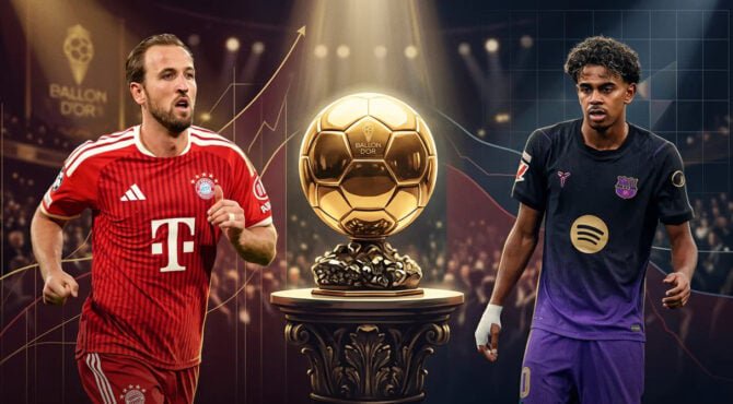 Ballon d’Or : ce mouvement spectaculaire place désormais Kane très loin devant Yamal