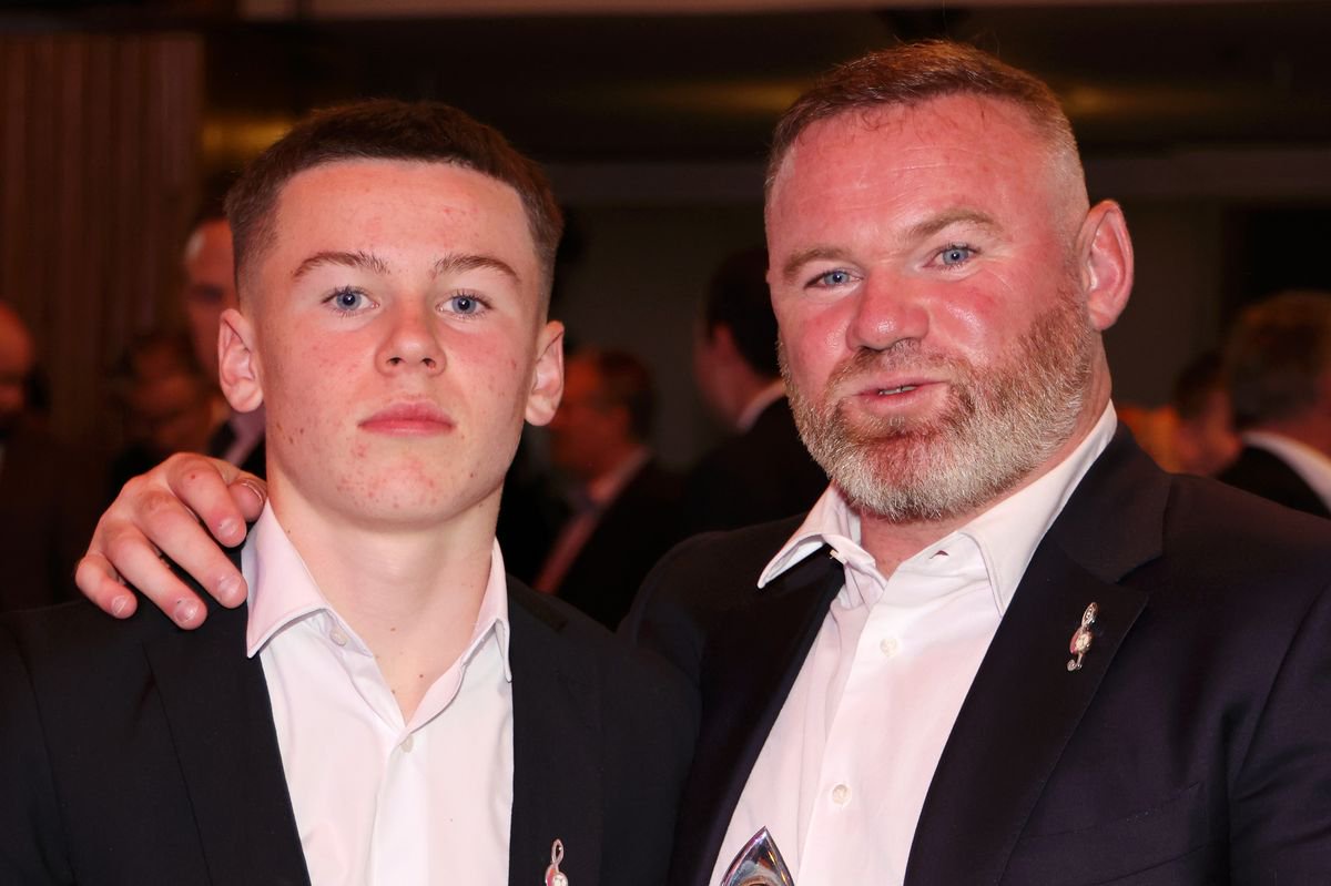 Wayne Rooney and Kai Rooney
