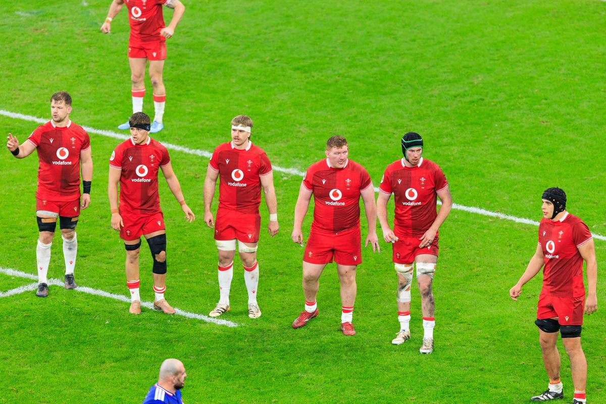 Rhys Carre, centre, has been named in the Six Nations team of the tournament