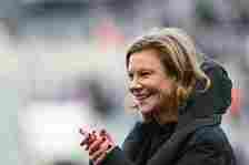 Newcastle United Co-Owner Amanda Staveley is over joyed after her team win  the FA Women's National League Cup match between Newcastle United Women...