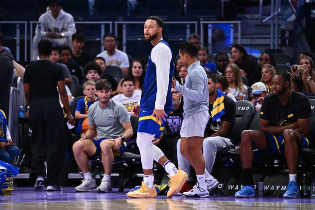 Steph Curry is a major doubt for the opening game of the season but appears to have avoided a season-ending injury