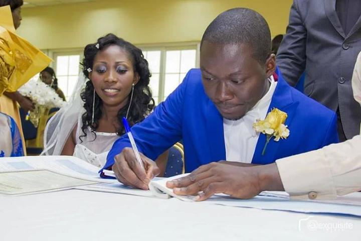 See beautiful wedding pictures of Arnold Asamoah