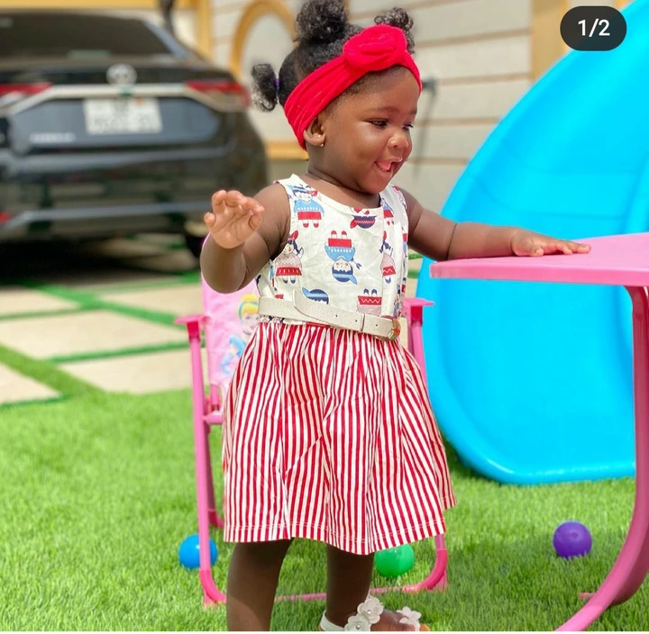 15 photos of Nana Akua Nhyira, the most talked-about celebrity baby in Ghana.