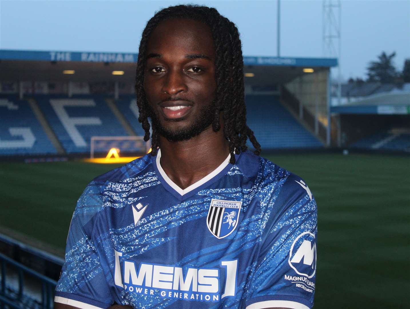 Cameron Antwi joined Gillingham from Newport County last season Picture: GFC