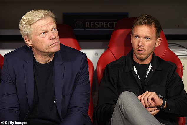 Oliver Kahn has issued a stark warning to ex-colleague Julian Nagelsmann about Man United