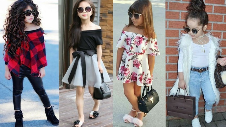 Latest Girls Kid's Modern Outfit Ideas || Kid's Trendy Fashion Collection 2018 - YouTube