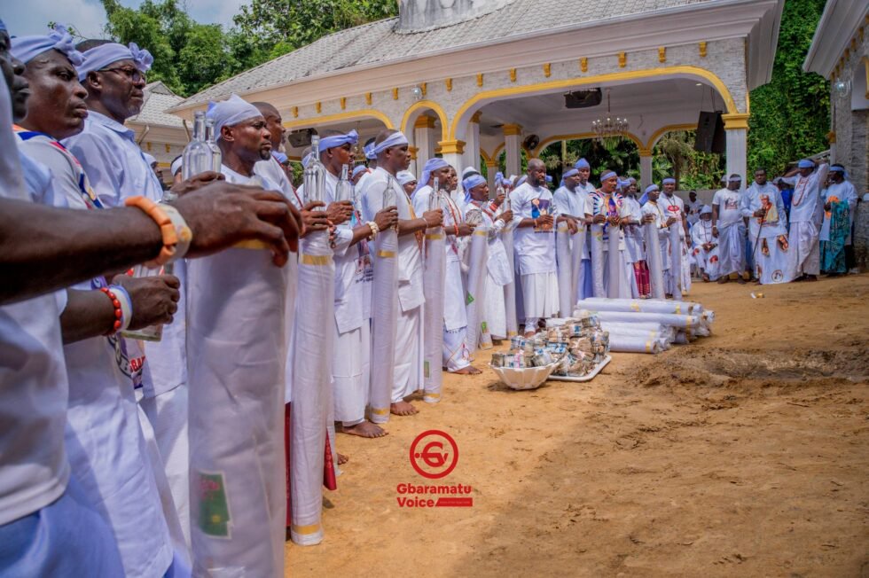 Tompolo offering New Year Thanksgiving Sacrifices to Egbesu