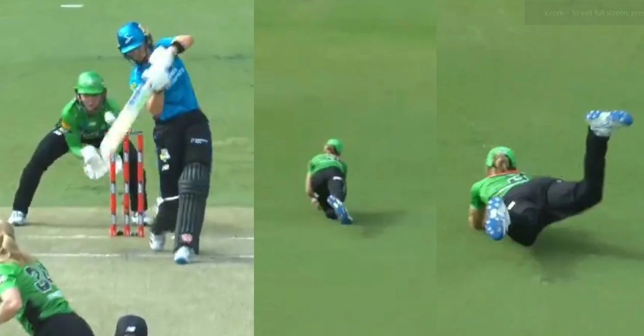WATCH: Annabel Sutherland pulls off a stunning catch to dismiss Laura Wolvaardt in WBBL|12