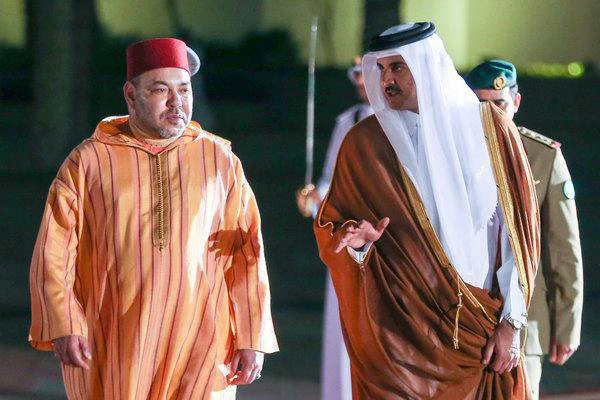 أمير قطر يتصل بالملك محمد السادس