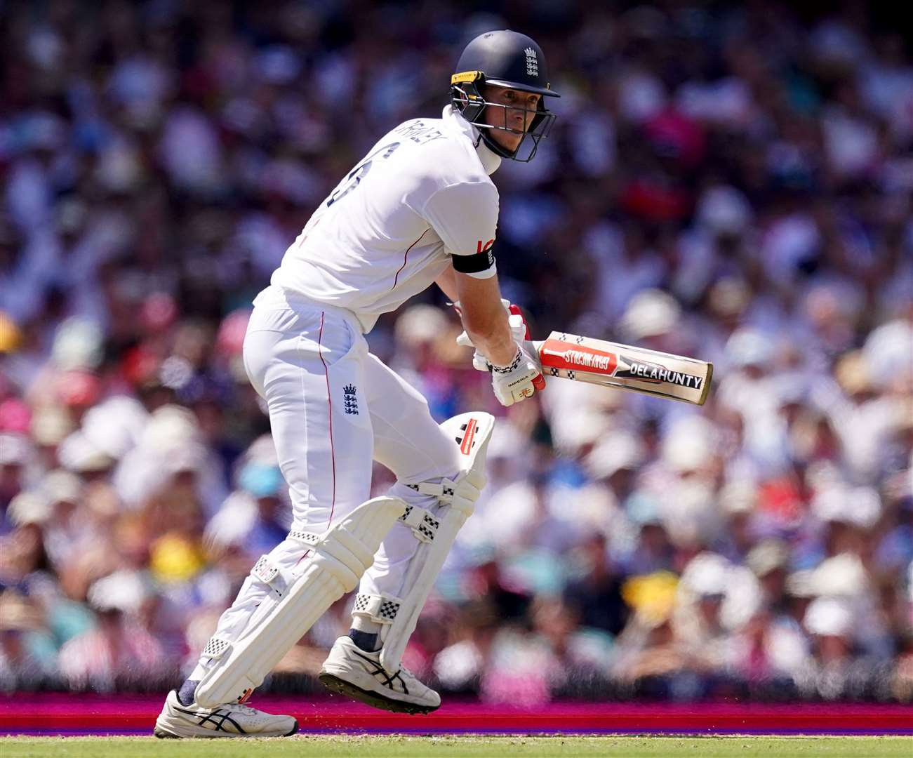 Zak Crawley in Ashes action Down Under. Picture: PA Wire