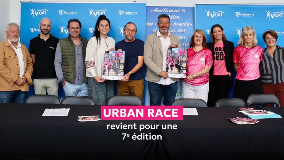 Elus et représentants des associations réunis lors de la présentation de la course.
