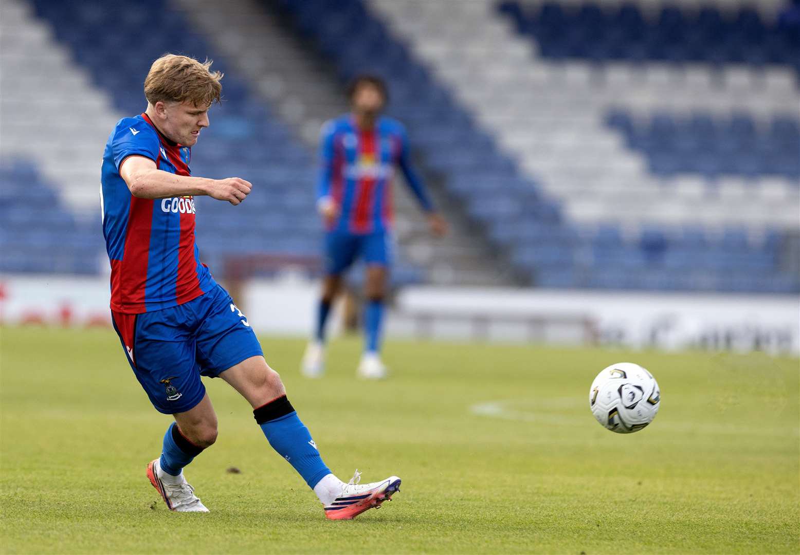 Alfie Stewart scored twice to earn the win for Caley Thistle. Picture: Ken Macpherson