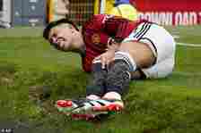 Martinez has been beset with injury problems but is back in training for Man United