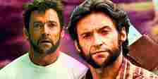 Hugh Jackman Playing Wolverine in X-Men Origins Wolverine and Deadpool & Wolverine