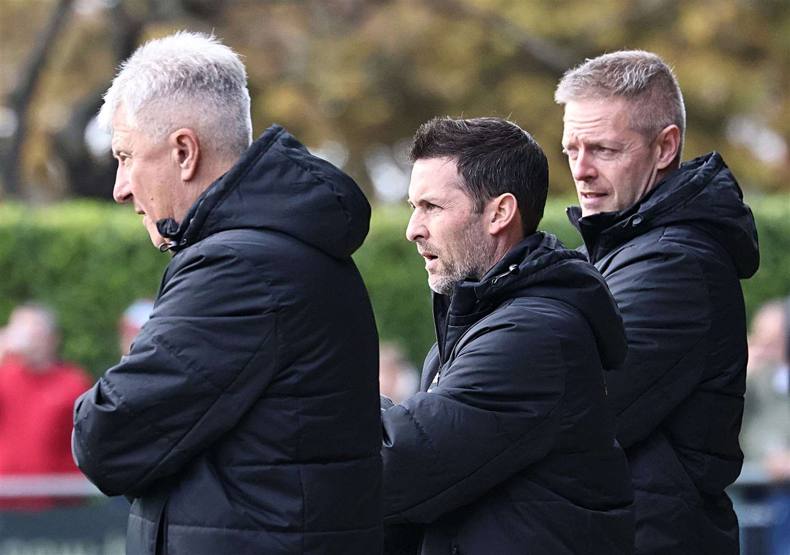 Bourne's management team of Martin Bond, Dan Flack and Chris Lenton. Photo: Dave Mears