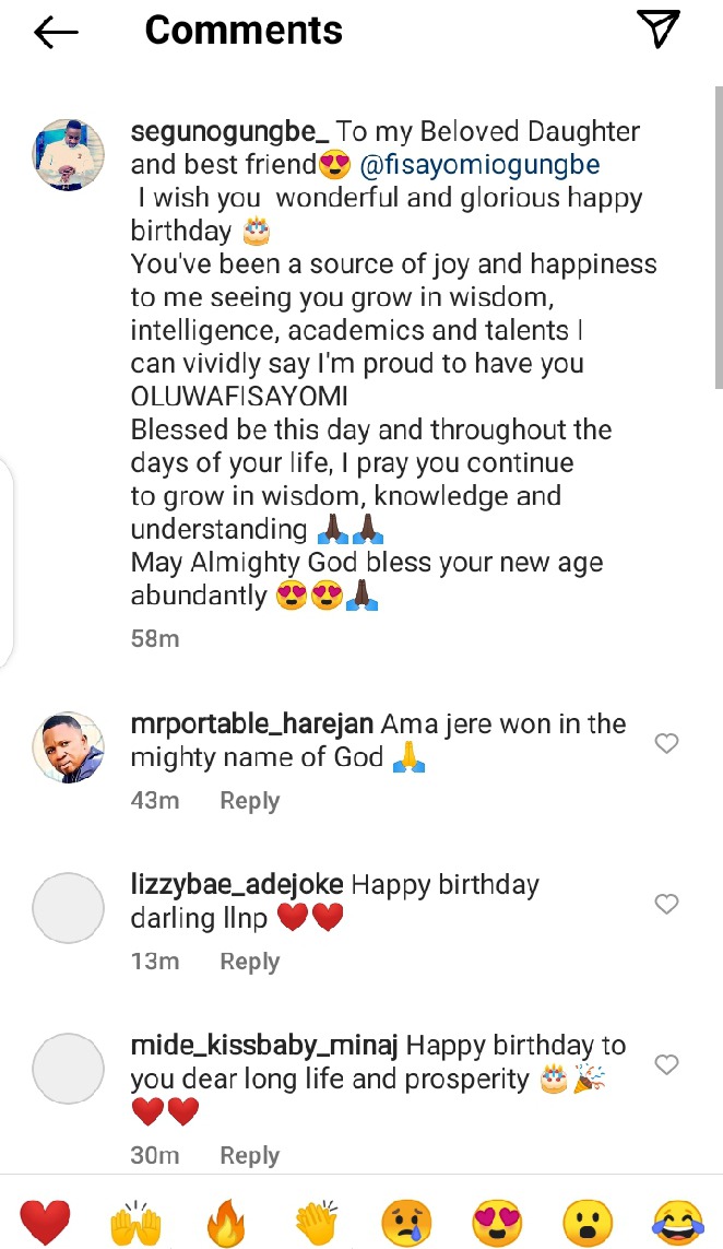 Famous actor Segun Ojungab celebrates his beautiful daughter on her birthday with beautiful pictures