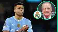 Real Madrid president Florentino Perez wants to sign Man City star Rodri