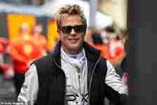 Brad Pitt and Daisy-Edgar Jones led the stars as the British Grand Prix kicked off on Thursday with their preview day