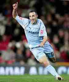 Michael Mifsud fired Coventry to a famous win at Old Trafford in 2007