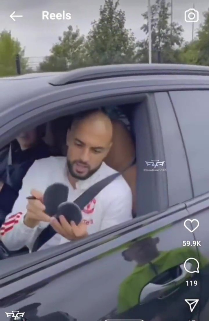 Amrabat was shocked to learn to pads were a gift
