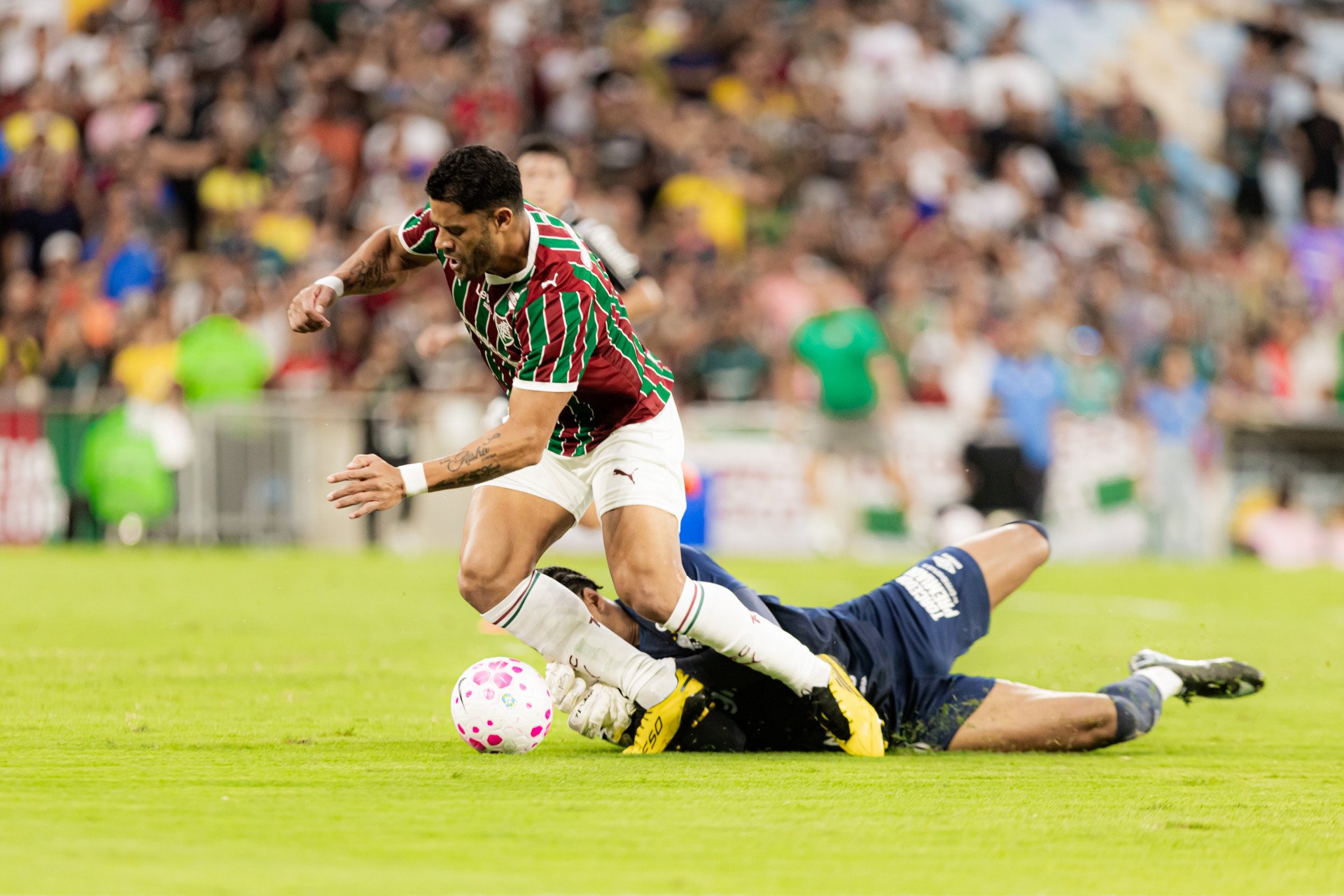 Fluminense enfrentou o Santos, neste domingo (18), no Maracanã, pelo Brasileirão - Marina Garcia/Fluminense